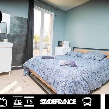 08 - Chambre Proche Paris Et Transports Avec Tv Wifi Сен-Дени Экстерьер фото